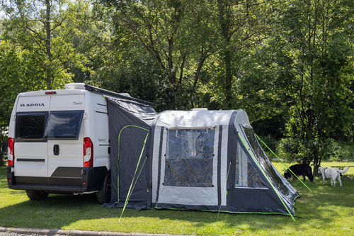 Puhallettava linja-auton markiisi TOUR BREEZE AIR - 3 asennuskorkeutta -