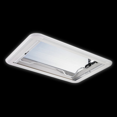 Capot de toit Heki II, fenêtre de toit pour caravanes avec support