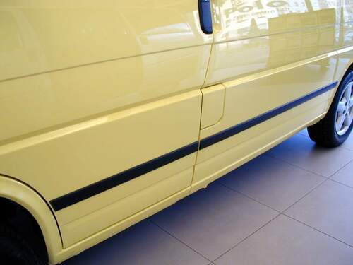 Bumperstrip VWT4 KR 6-delig uit jaar 3/96, zwart