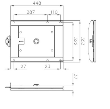 Drehkonsole Iveco Daily ab 2014 - Fahrer- und Beifahrerseite