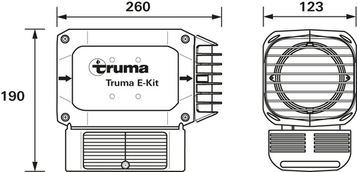 Truma VarioHeat E-Kit, chauffage électrique supplémentaire en complément du V