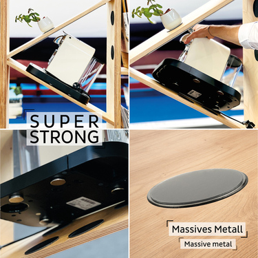 Silwy metallist pad Superstrong must, 1 tk