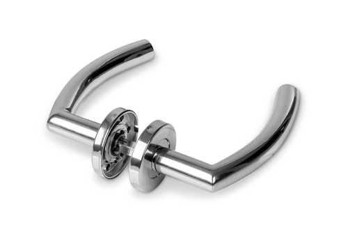 Deurhendel set sikkelvormig, staal