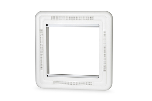 Dachhaube 400x400 mm mit Dichtungsring, ohne Zwangsbelüftung