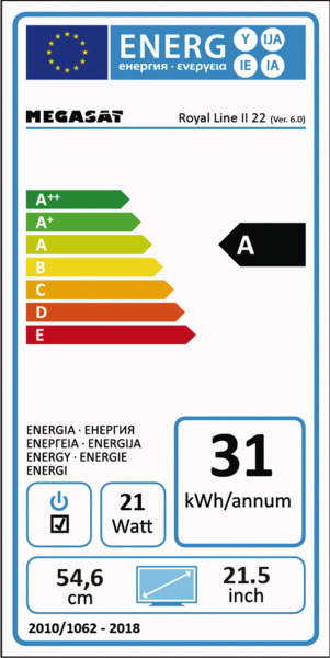 TV LED Megasat Royal Line II 22