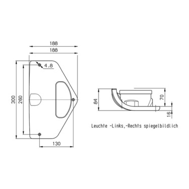 Blink brake tail light - Left