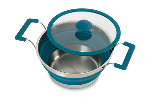 Faltbarer Silikon-Kochtopf