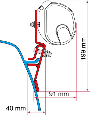 Fiamma Adap.F35 T3 2-tlg.
