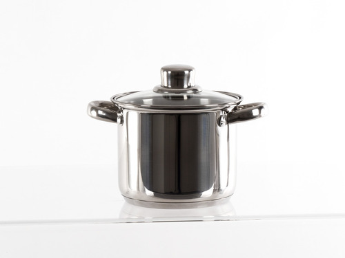 Set de casseroles de camping avec couvercle en verre, acier inoxydable, 6 pièces