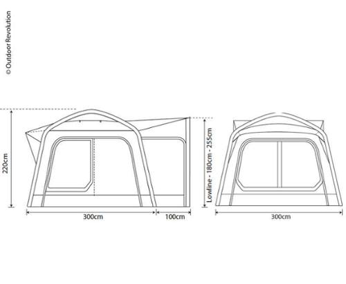 Busvorzelt Movelite 1 low
