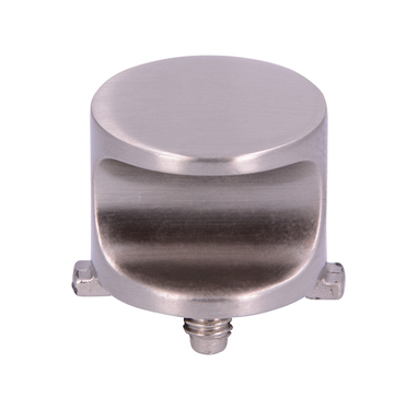 Push-Lock Set rund - Vernickelt, feingeschliffen