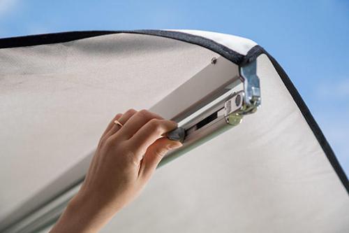 Fiamma Awn. Compass 260, awning bag in silver