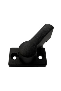 Drehriegel Metall (Vorreiber) - H 5 mm - Schwarz