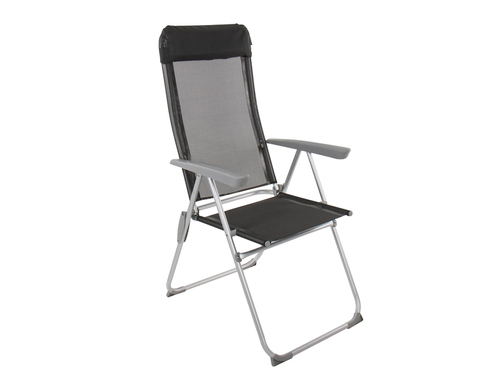 Campingstol Tortuga 5-vejs justerbar Farve: Antracit