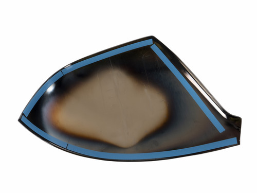 Mirror cap Chrome Black for VW Transporter