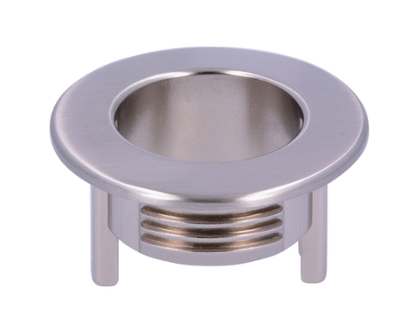 Push-Lock Set rund - Vernickelt, feingeschliffen