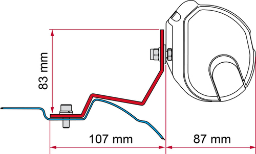 Fiamma Adapter Viano