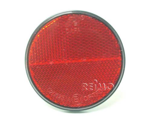 Reflektor rund 72mm selbstklebend rot (1 Stück)
