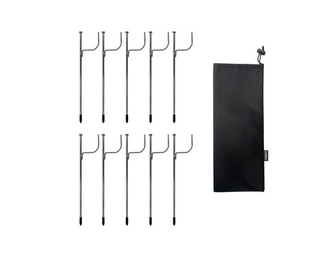 Peg set for laying the waste water hose - set of 10