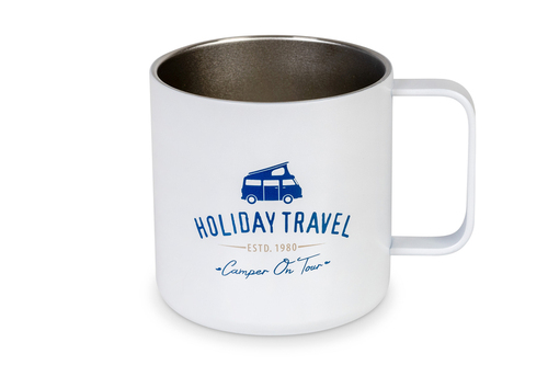 Edelstahl Tasse HOLIDAY