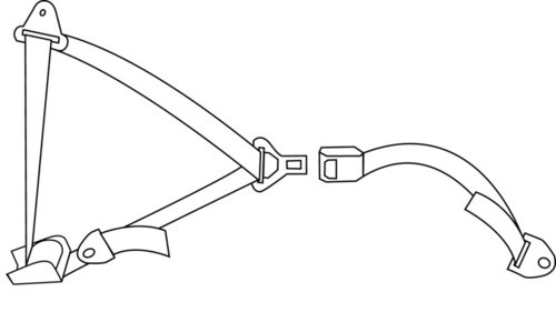 3-Punkt Sicherh.Gurt V333
