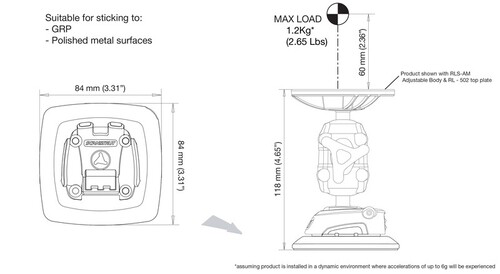 ROKK-selbstklebende Basis
