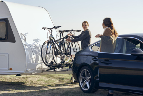 Fahrradträger für Wohnwagendeichsel Caravan Superb - Short-Version
