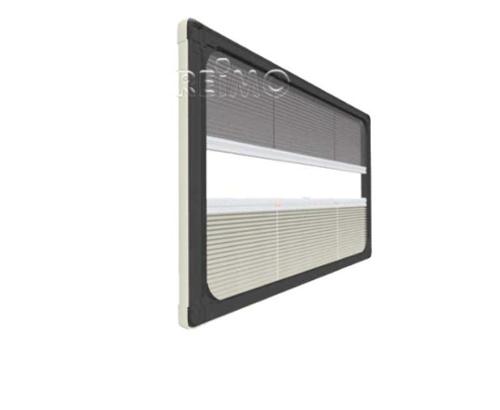 Duo pleats UCS profile set from width 900, grey