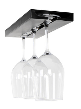 Holder for stemware - black