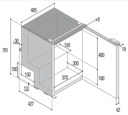 Kompr.Kühlschrank C85iA
