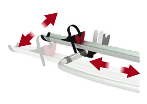 Rail Premium S cykelskinne, sølv