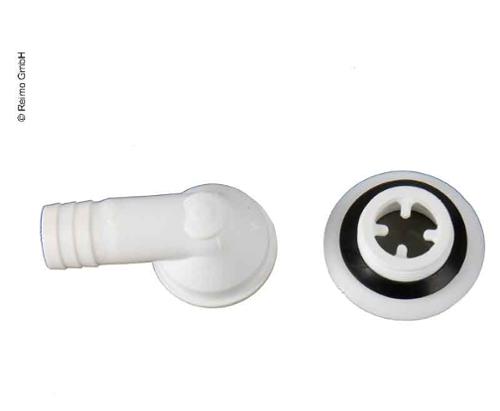 90 °Water drain fitting for 3/4" hose - pack of 10