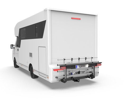 Fahrradträger VELO – für 3 Fahrräder mit LED-Beleuchtung