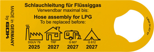 Gasschl.80cm beids.Lks.SB