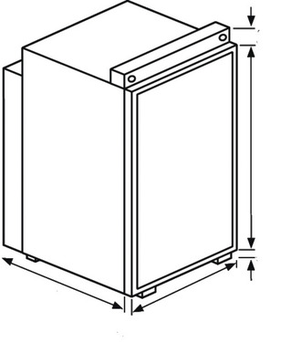 Absorber-Kühlschrank RM8401L links,95L