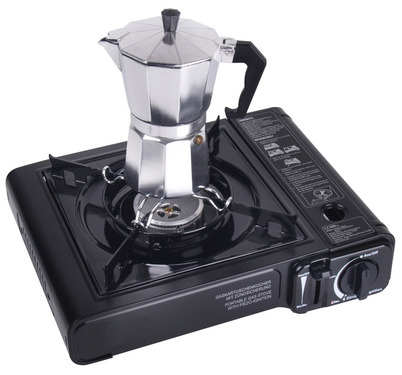 Kruis voor koker voor kleine potten, pannen en koffiezetapparaat