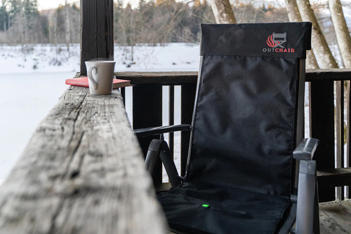 Lämmitetty tuoliteline, universaali, 120x42cm, sisältää akun + laturin