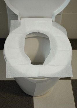 Toilet seat paper cover 10pcs.