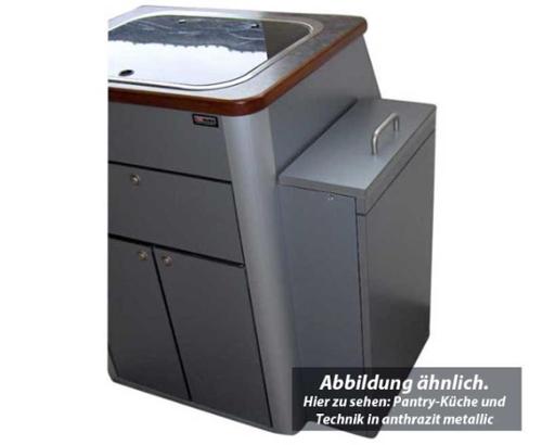 VW T6, VW T5 Multivan kitchen pod gloss silver (Weekender / California Beach)