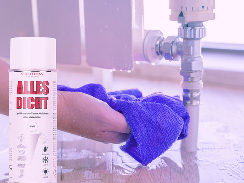 Solutions Alles Dicht spray-muovi - Valkoinen