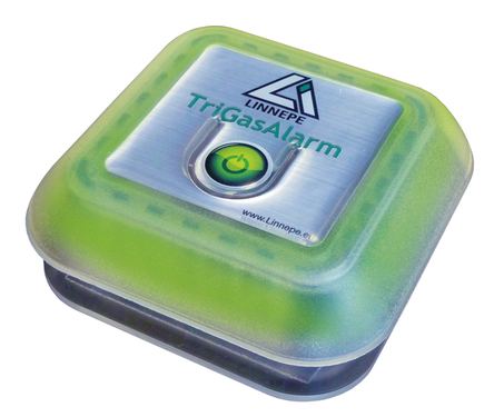 Gas detector TriGas for stunning gases with siren