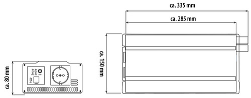 PowerWave Inverter 1000W - sine wave inverter with grid priority circuit of the latest generation
