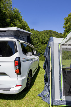 Inflatable bus awning TOUR BREEZE AIR - in 3 mounting heights -