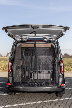 Mosquito net with magnetic attachment Ford V710 Custom / Tourneo from 2023 - tailgate