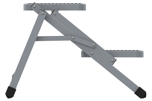 Sammenleggbart dobbeltrinn av stål