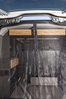 Mosquito net with magnetic attachment Ford V710 Custom / Tourneo from 2023 - tailgate