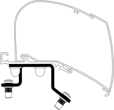 Dach-Montage-Adapter für Kastenwagen und Busse 
