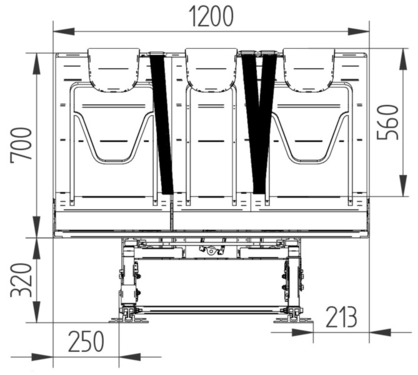 Sitz-/Schlafbank 540