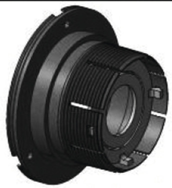 Tilslutningsstykke til ekstra opvarmning. Airtronic D2, Ø60mm, sort