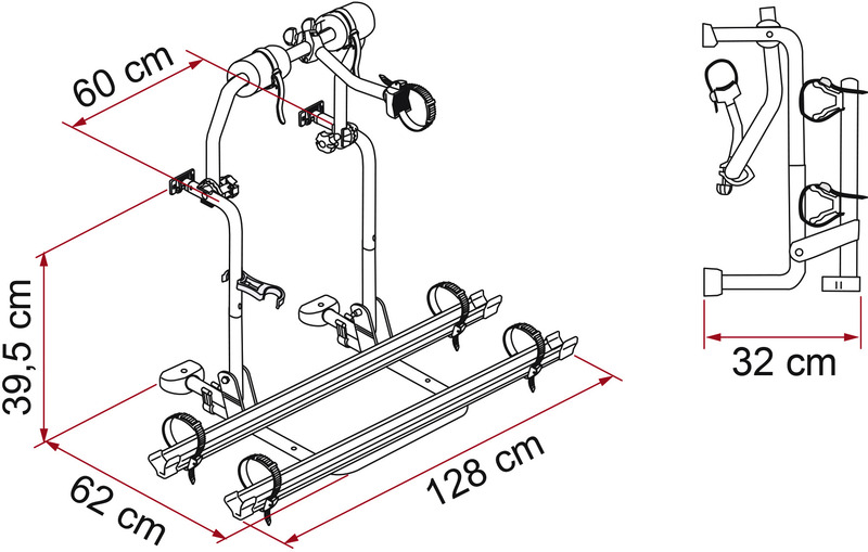 Carry-Bike CI for 2 bicycles